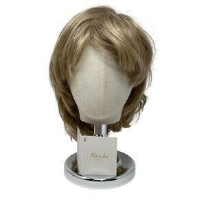 Noriko Collection Jenny Wig 1612 Gold‎ Blond Layered Bob Synthetic Hairpiece